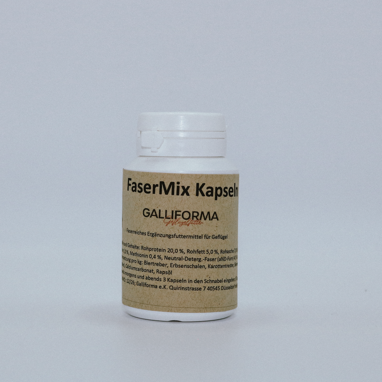 GalliFaserMix Kapseln- Zur Einzeltierbehandlung
